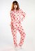 Miccostumes Imprimés de Fraise Ensemble de Pyjamas pour Femmes Ensembles de Salon Haut et Pantalon