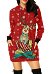 Weihnachten Kawaii Elch Pullover Hoodie Kleid Lange Arm Sweatshirt