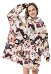 Blanket Surdimensionnée Imprimé Hoodie Demon Chats