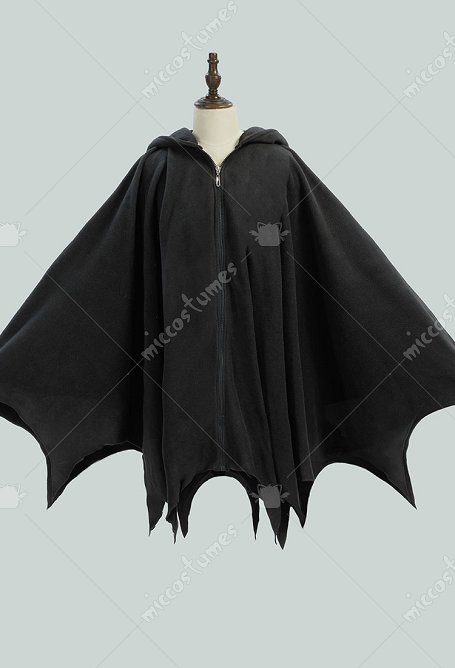 Capa con Capucha para Halloween Dark Style Mothman Capa con Capucha