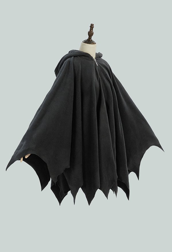 Capa con Capucha para Halloween Dark Style Mothman Capa con Capucha