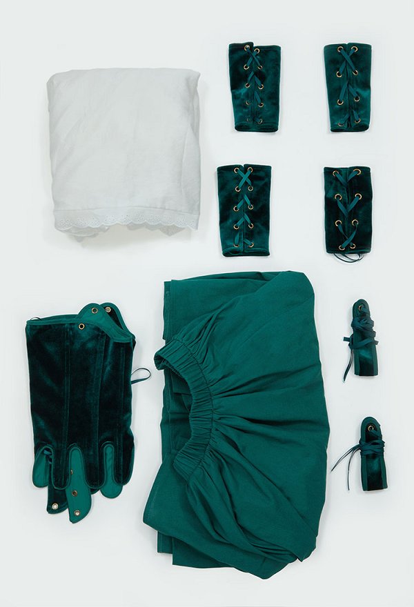 Retro Renaissance Dress Set Vintage Medieval Dress with Corset and Half Skirt Retro Renaissance Dress Set Vintage Medieval Dress with Corset and Half Skirt