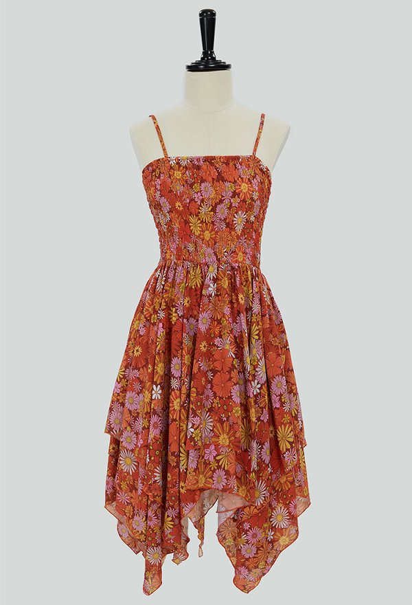 Vintage Hippie Costume 1970s Floral Dress with Coat Disco Prom Carnival Halloween Party Dress Vintage Hippie Costume 1970s Floral Dress with Coat Disco Prom Carnival Halloween Party Dress