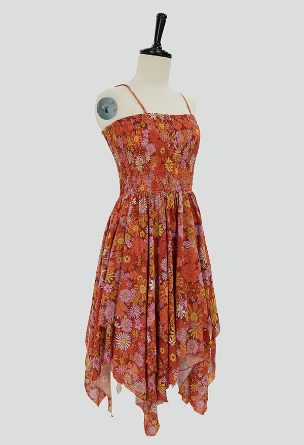 Vintage Hippie Costume 1970s Floral Dress with Coat Disco Prom Carnival Halloween Party Dress Vintage Hippie Costume 1970s Floral Dress with Coat Disco Prom Carnival Halloween Party Dress