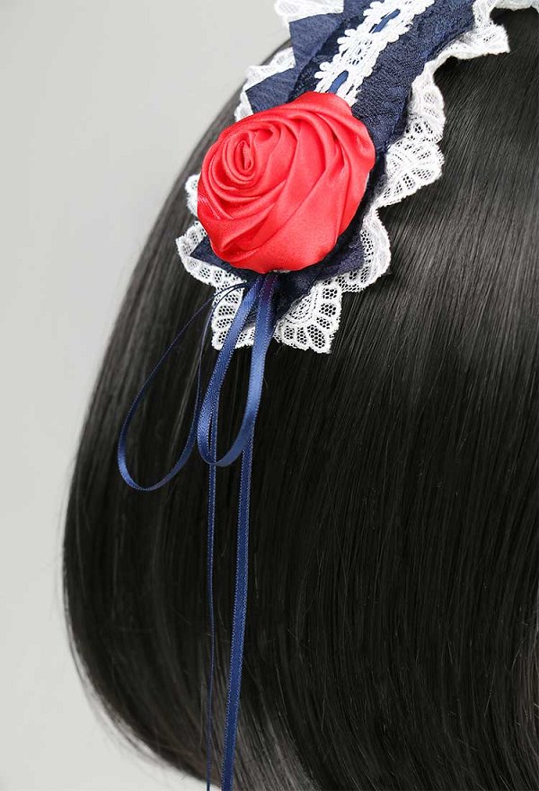 Another Misaki Mei Cosplay Costume Uniform Dress and Socks with Headband and Bow Tie