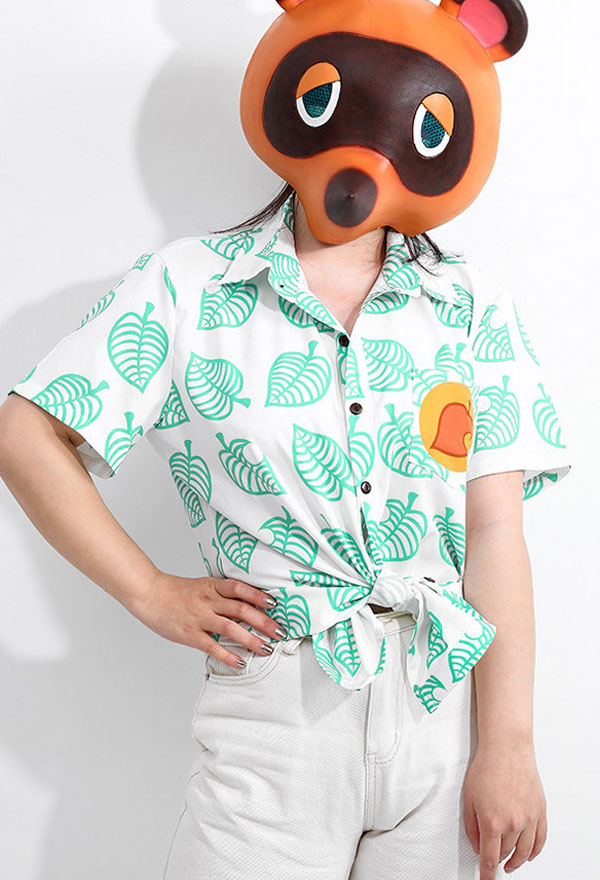 Animal Crossing Tom Nook Tanukichi Mapache Perro Camiseta