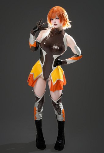 Taimanin Asagi Igawa Sakura Cosplay Costume Bodysuit with Gloves and Socks