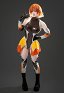 Taimanin Asagi Igawa Sakura Disfraz de Cosplay Bodysuit con Guantes y Calcetines
