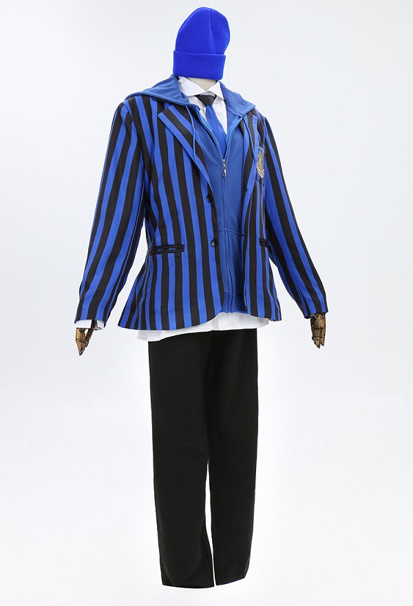 Wednesday Xavier Thorpe Cosplay Costume School Uniform Jacket and Trousers with Hoodie and Shirt