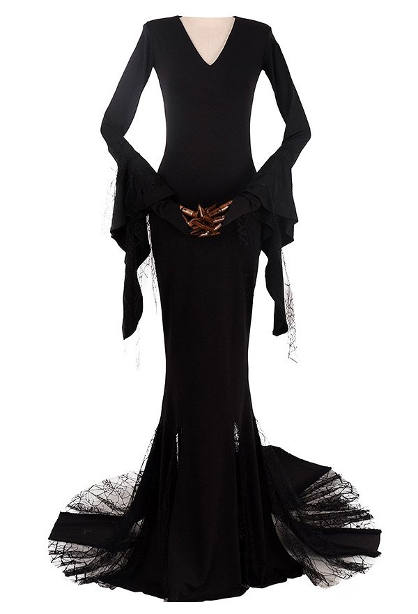 Disfraz Cosplay de The Addams Family Morticia Addams