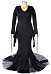 The Addams Family Costume de Cosplay Morticia Addams Taille Plus