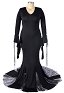 Plus Size The Addams Family Morticia Addams Cosplay Costume