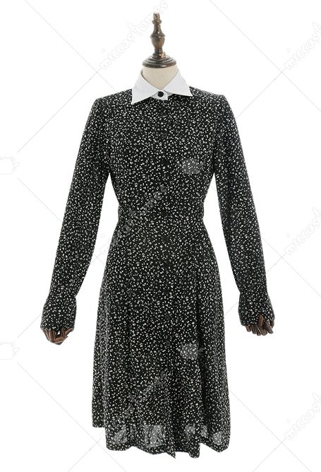 Die Addams Family Wednesday Addams Cosplay Kostüm