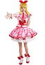 Aikatsu Ichigo Hoshimiya Shirt and Skirt Set Cosplay Costume with Vest and Necktie