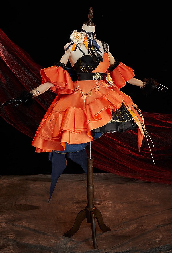 Arknights CEOBE Cosplay Costume Dress with Socks Gloves
