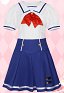 Aikatsu Ichigo Hoshimiya Summer Cosplay Uniform Top and Skirt with Bow Tie Headwear