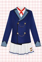Aikatsu Ichigo Hoshimiya Halloween Cosplay JK Uniform Bluse Rock mit Jacke Haarband Aikatsu Ichigo Hoshimiya Halloween Cosplay JK Uniform Bluse Rock mit Jacke Haarband