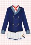 Aikatsu Ichigo Hoshimiya Halloween Cosplay JK Uniform Blouse and Skirt with Jacket and Hairband