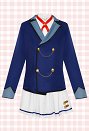 Aikatsu Ichigo Hoshimiya Halloween Cosplay JK Uniform Blouse and Skirt with Jacket and Hairband