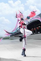 Endfield Yvonne Cosplay Costume Strapless Top and Long Pants with Shorts and Sleeves Endfield Yvonne Cosplay Costume Strapless Top and Long Pants with Shorts and Sleeves