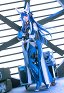 Endfield Last Rite Cosplay Costume Bodysuit with Hat and Belt-style Sleeve Ribbons