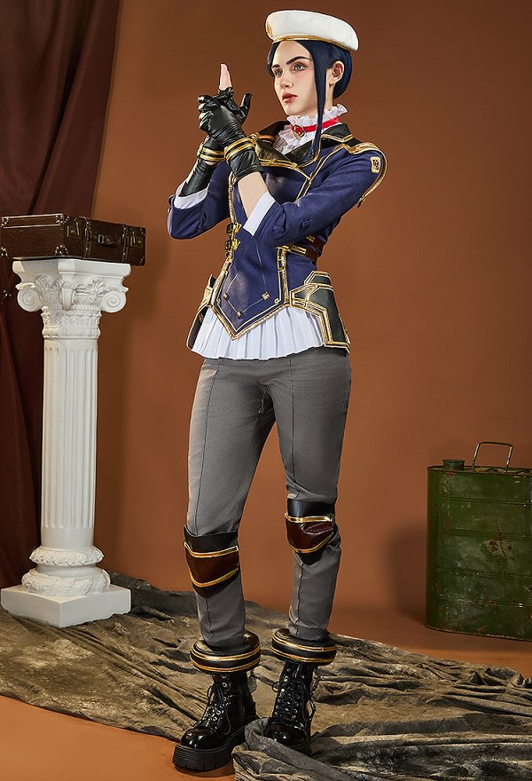 【édition premium】Arcane : LOL Caitlyn Kiramman Costume de Cosplay