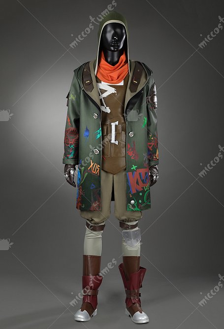 Disfraz de cosplay de Ekko de LOL Arcane