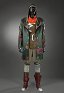 Arcane LOL Ekko Cosplay Kostüm Weste und Hose mit Mantel und Schürze