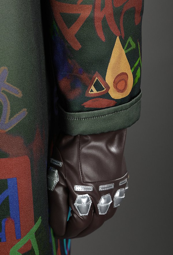 Arcane LOL Ekko Cosplay Kostüm Weste und Hose mit Mantel und Schürze Arcane LOL Ekko Cosplay Kostüm Weste und Hose mit Mantel und Schürze