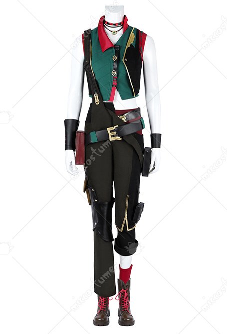Arcane LOL Jinx Costume de Cosplay Haut et salopette avec veste et short