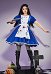 Alice: Madness Returns Costume de Cosplay Alice Ensemble de Robe de Femme de Chambre d'Halloween