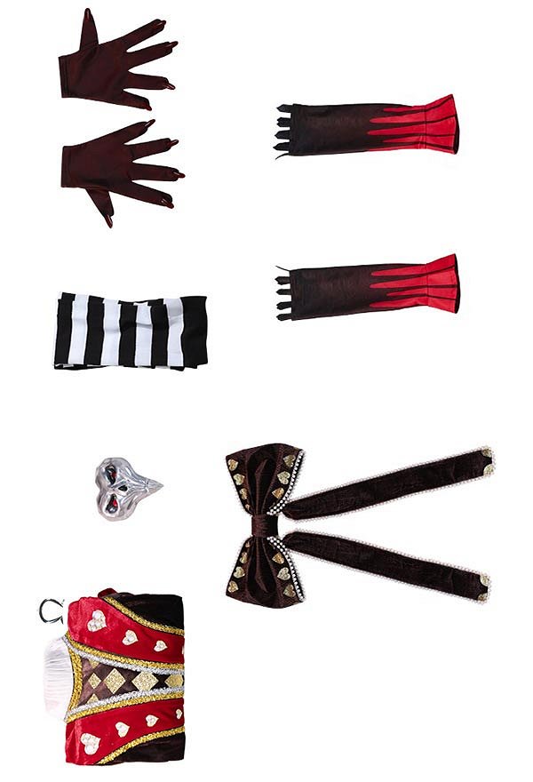 Alice: Madness Returns Alice Cosplay Costume Dress and Gloves with Socks and Bowknot