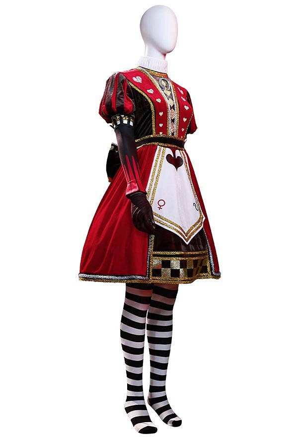 Alice: Madness Returns Alice Cosplay Costume Dress and Gloves with Socks and Bowknot