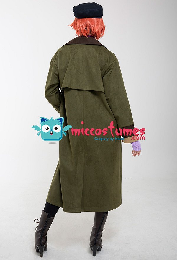 Princess Anastasia Romanov Anya Orphan Dress Gown Cosplay Costume with Hat and Scarf