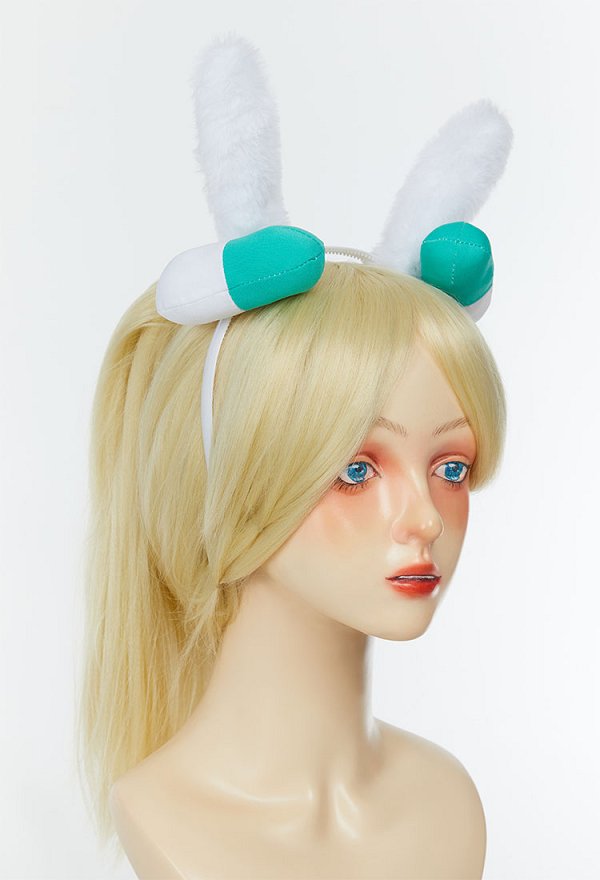 Adventure Time: Fionna and Cake Fionna Campbell Cosplay Costume Top sans Manches et Jupe de Style de Marin avec Gants et Bas de Cuisse Adventure Time: Fionna and Cake Fionna Campbell Cosplay Costume Top sans Manches et Jupe de Style de Marin avec Gants et Bas de Cuisse