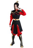 Avatar Airbender Princess Azula Battle Suit Cosplay Costume Ancient Chinese Style Combat Suit Fighting Suit Full Set with Headwear Cape and Leg Warmer Avatar Airbender Princess Azula Battle Suit Cosplay Costume Ancient Chinese Style Combat Suit Fighting Suit Full Set with Headwear Cape and Leg Warmer