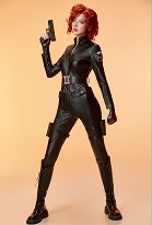 Exclusif Costume de Cosplay Combinaison de Super-héroïne Inspiré par Black Widow Exclusif Costume de Cosplay Combinaison de Super-héroïne Inspiré par Black Widow