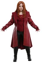 Costume de Cosplay Super Héroïne Wanda Maximoff Sorcière Ecarlate Inspiré par Avengers Infinity War Curvy Cosplay Grande Taille Costume de Cosplay Super Héroïne Wanda Maximoff Sorcière Ecarlate Inspiré par Avengers Infinity War Curvy Cosplay Grande Taille