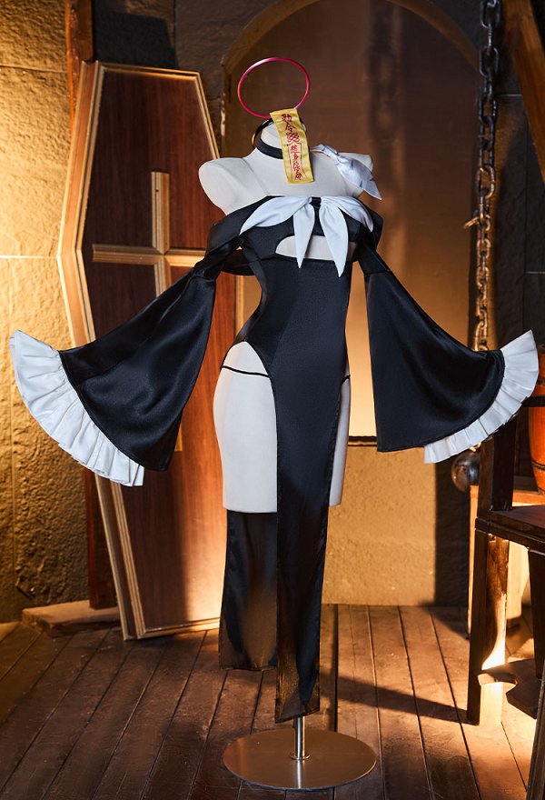 Blue Archive Plana Cosplay Halloween Conjunto Vestido con pantalón y mangas