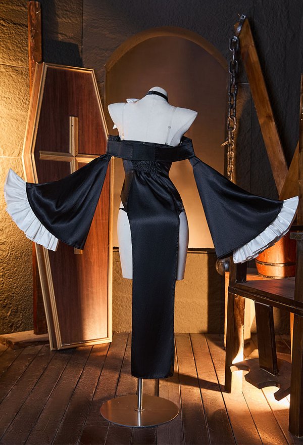 Blue Archive Plana Cosplay Halloween Conjunto Vestido con pantalón y mangas