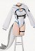 Blue Archive Kotone Fuchigami Cosplay Kostüm Bodysuit und Top mit Tasche und Socken