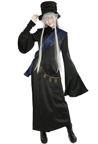 kuroshitsuji Kuroshitsuji Mortician Grim Reaper Cosplay Kostüm mit Hut