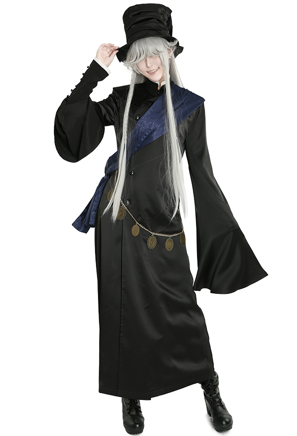 kuroshitsuji Kuroshitsuji Mortician Grim Reaper Cosplay Kostüm mit Hut