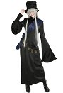 Kuroshitsuji Mortician Grim Reaper Cosplay Costume with Hat