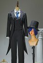 Kuroshitsuji Cosplay Costume School Uniform Shirt Vest and Pants with Jacket and Hat