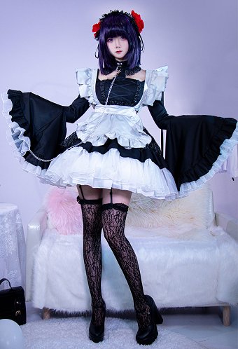 My Dress Up Dear Doll Shizuku-tan Cosplay Traje Kawaii Maid Conjunto