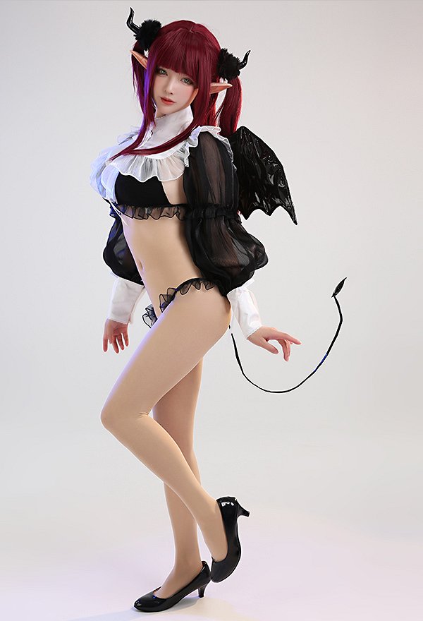 My Dress-Up Dear Marin Liz Kyun Succubus Lencería con Tocados y Alas