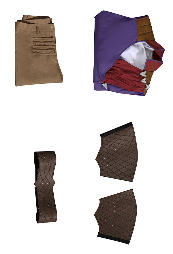 Baldur's Gate 3 Gale Dekarios Costume de Cosplay Robe et pantalon avec ceinture et protège-bras Baldur's Gate 3 Gale Dekarios Costume de Cosplay Robe et pantalon avec ceinture et protège-bras