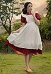 The Boy and the Heron  Cosplay Kostüm Maiden-Stil gestreiftes Kleid und Schürzenset