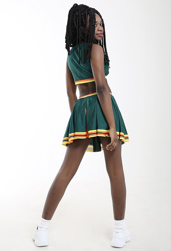 Bring It On Costume de Cosplay Pom-pom Girl Cheerleading Uniforme de Gym Représentation